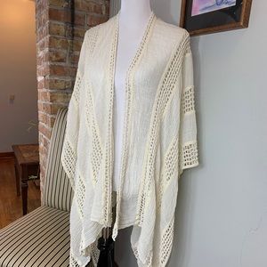 Crocheted Cover Up Wrap Shawl